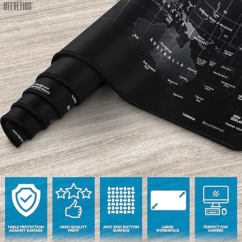 Miniatura 4 de Alfombrilla de mouse para juegos personalizada, alfombrilla de escritorio grande, antideslizante