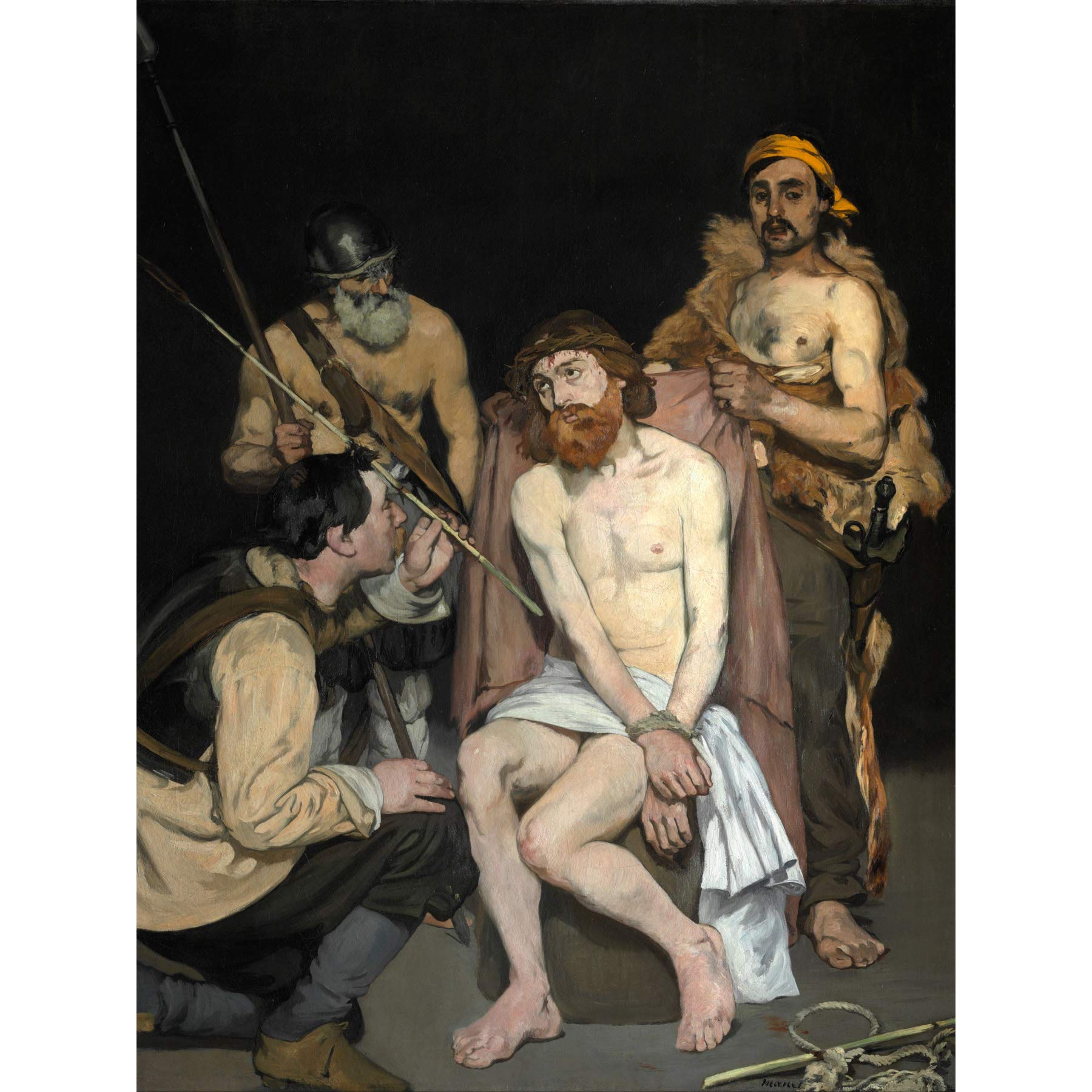 Edouard Manet Jesus Mocked By The Soldiers Large Art Print Poster Wall Decor Premium Mural