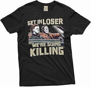 Silver Lake T-shirts Men's Horror Movie Shirt Serial Killers T-Shirt Halloween Movie Characters Shirt Halloween Costume