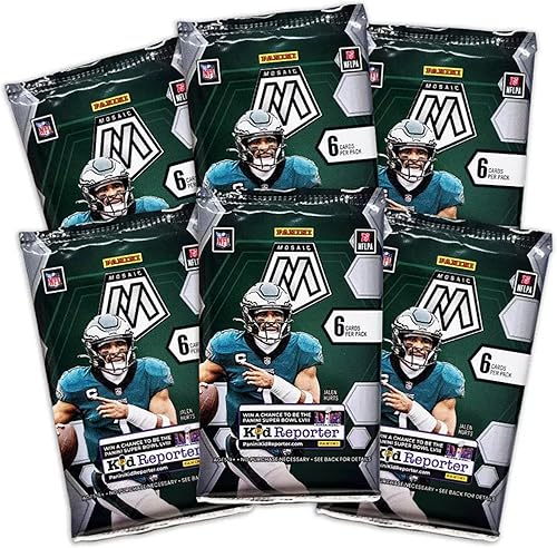 Miniatura 2 de Panini Mosaic Football Card Blaster Box 2023 - 36 tarjetas de fútbol con 5 tarjetas de carga superior para ayudar a proteger tus tarjetas