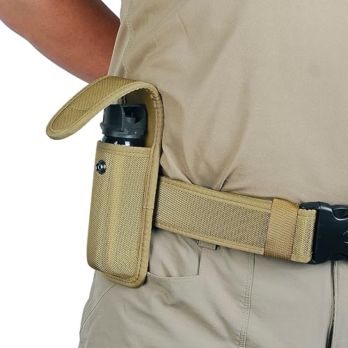 Vista 26 de TAFTACFR Moldeado OC/Mace - Funda de spray de pimienta con solapa superior, funda de spray de pimienta OC/Mace, bolsa negra oculta