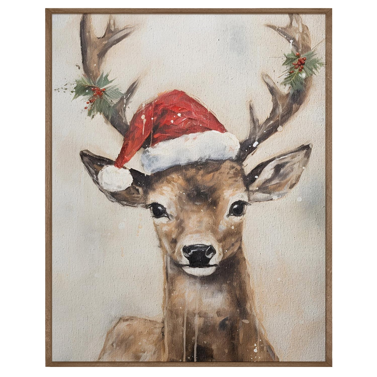 Christmas Reindeer Wall Decor, Christmas Reindeer