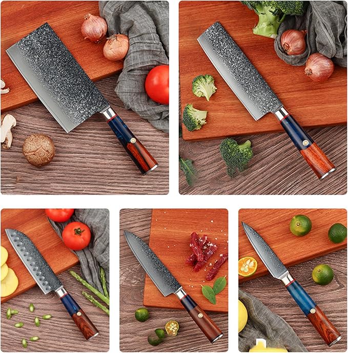 Set de Cuchillos de Cocina 5 Piezas Acero Inoxidable miniatura 4