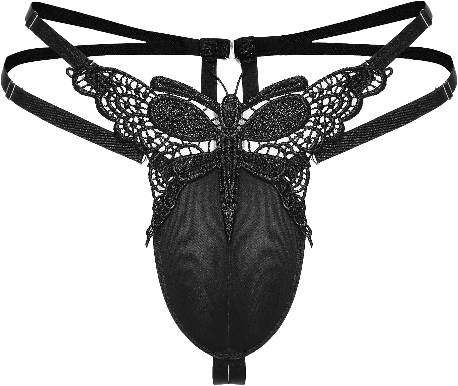 Mens Hiding Gaff Panty Shaping Pant Adjustable Waist Thong Strings Underwear for Crossdresser Transgender