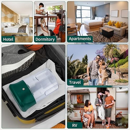 Miniatura 7 de Mini lavadora portátil  Lavadora pequeña recargable por USB de 1 litro con 2 modos de limpieza profunda para ropa interior, calcetines y ropa de