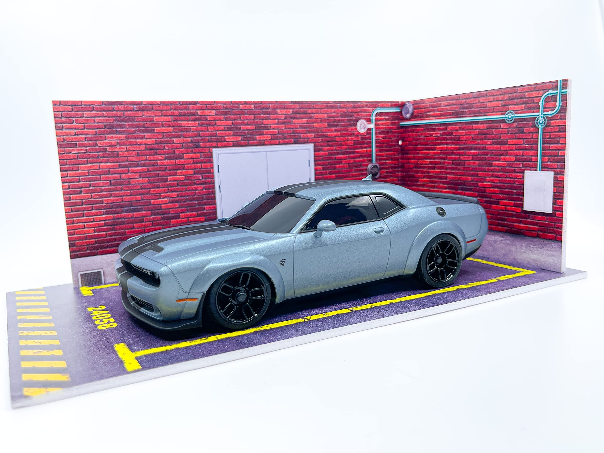 Single Car 1:24 Scale Parking Garage Diorama Display for Mini-Z