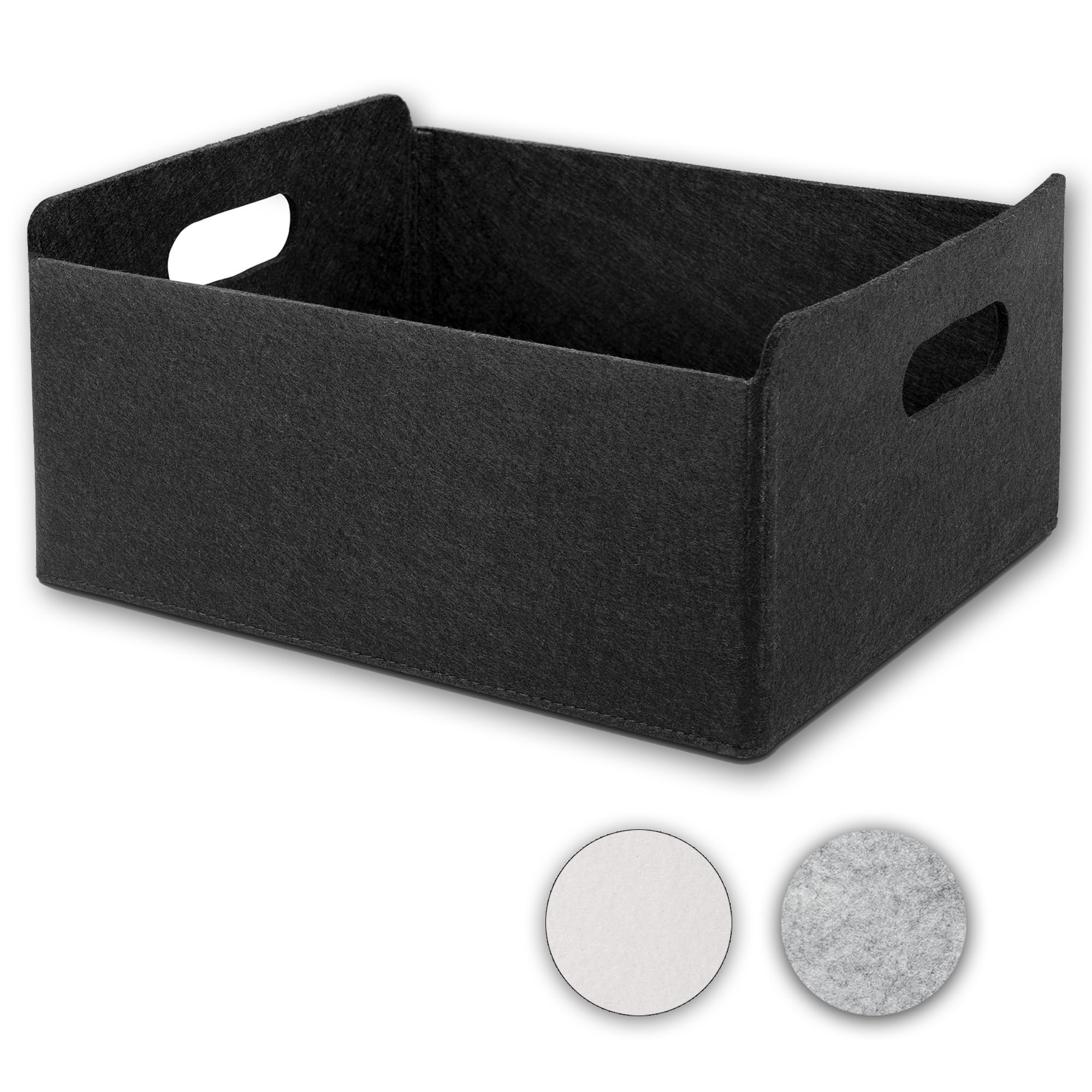 Aufbewahrungskörbe Filz Aufbewahrungsbox Kleiderschrank Faltbare Filzkörbe Regalkorb Filzkorb Aufbewahrung Filzbox