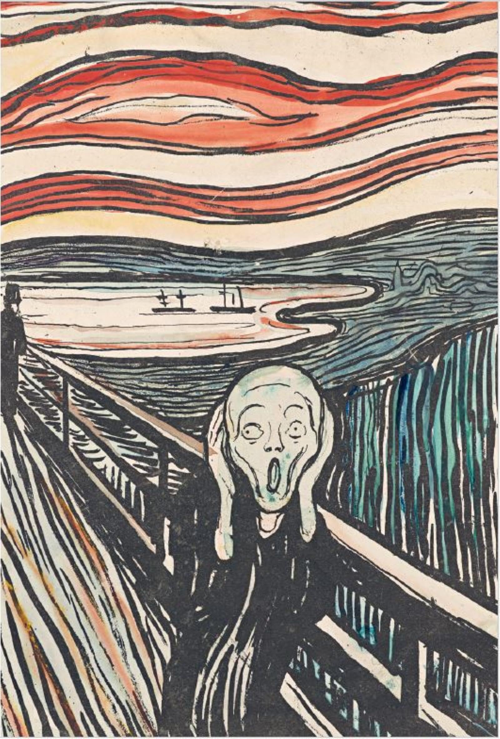 Le Cri Edvard Munch album histoire art moderne et motif culture pop