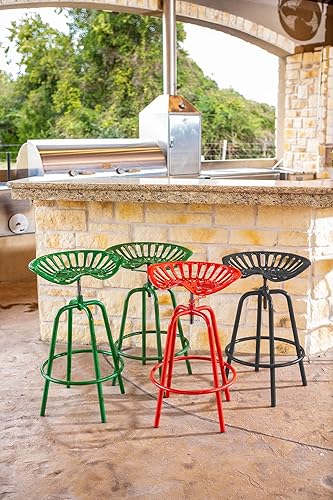 Miniatura 2 de Leigh Country Taburete giratorio para asiento de tractor rojo-KD