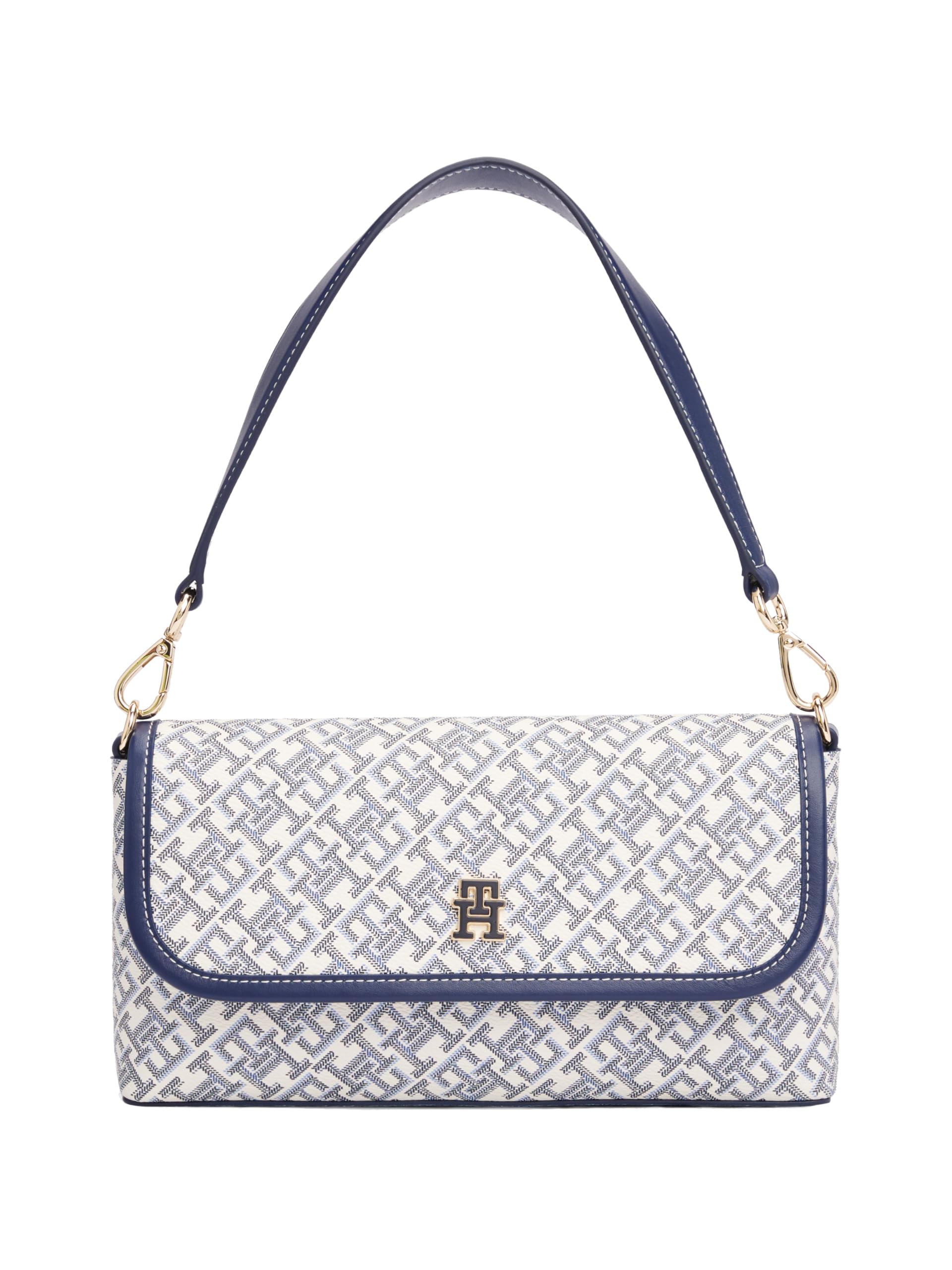 Tommy Hilfiger Women's Monogram Shoulder Bag With Removable Crossbody Strap