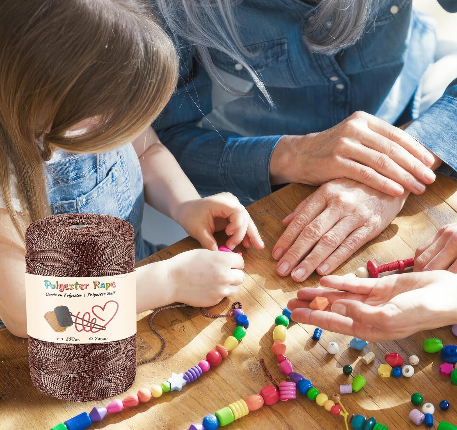 Makramé kötél felhasználási példák