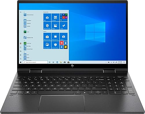 HP Envy X360 - Laptop con pantalla multitáctil FHD IPS 2 en 1 de 15.6 pulgadas, AMD Ryzen 7-4700U, 8 núcleos, 16 GB de RAM, SSD de 512 GB, AMD