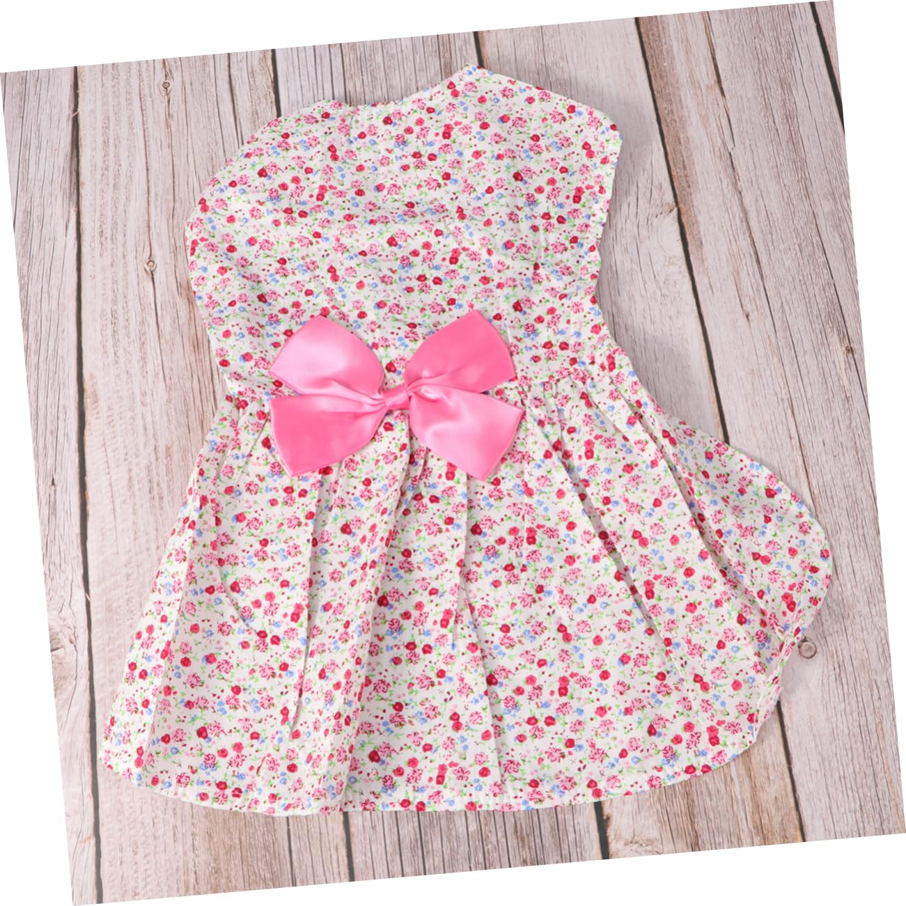 FLAdorepet Happy Easter Hundekleid – Mit Rosa Hasen-Motiv, Tutu-Rock, Für Kleine Hunde & Katzen