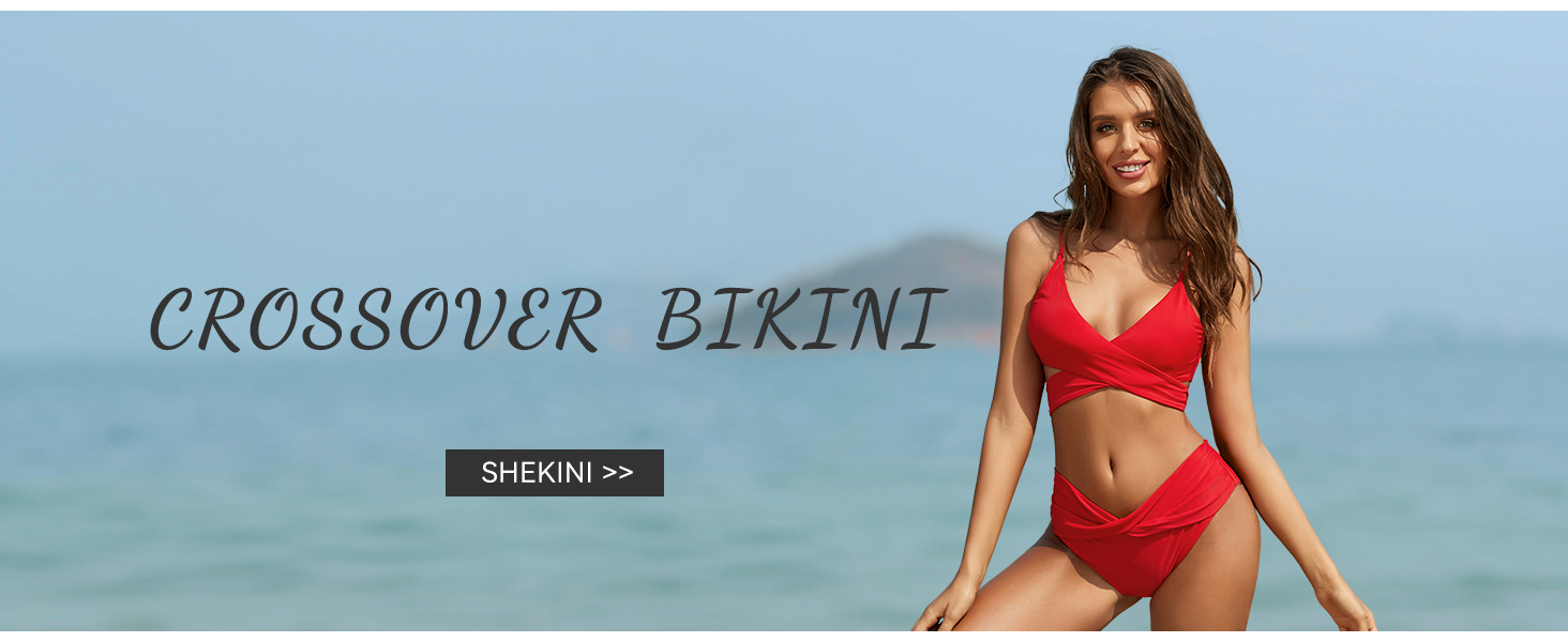 Maillot de bain deux pièces Bikini taille haute pour femme avec contrôle du ventre Rose Maillot de bain deux pièces Bikini taille haute pour femme avec contrôle du ventre Rose