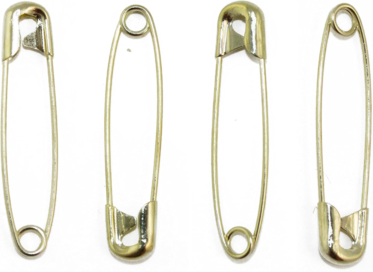 Gold Large Safety Pins Bulk Size 3-2 Inch 1440 Pieces Premium Quality