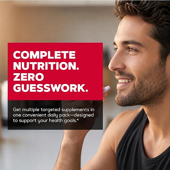 GNC Men's 30+ Vitapak Program, 5-in-1 Multivitamin, 30 Servings