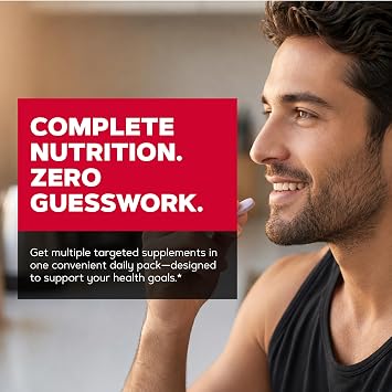 GNC Men's 30+ Vitapak Program, 5-in-1 Multivitamin, 30 Servings