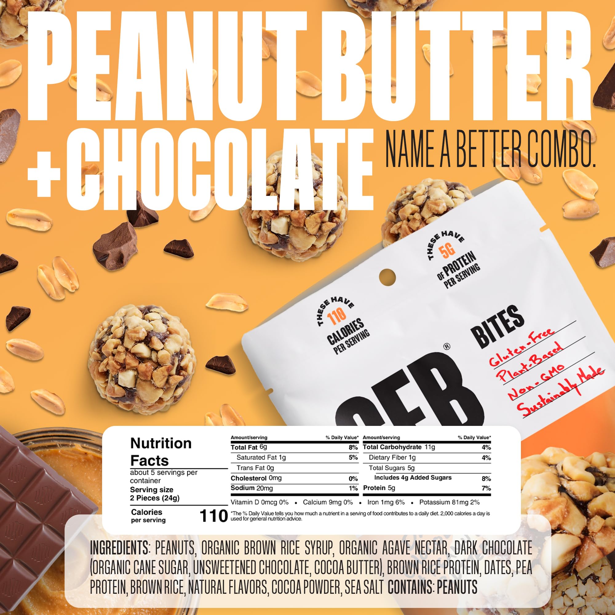 Classic Protein Bites Variety Pack, Certified Gluten Free Snacks, 6 Pack — Amazon image 2