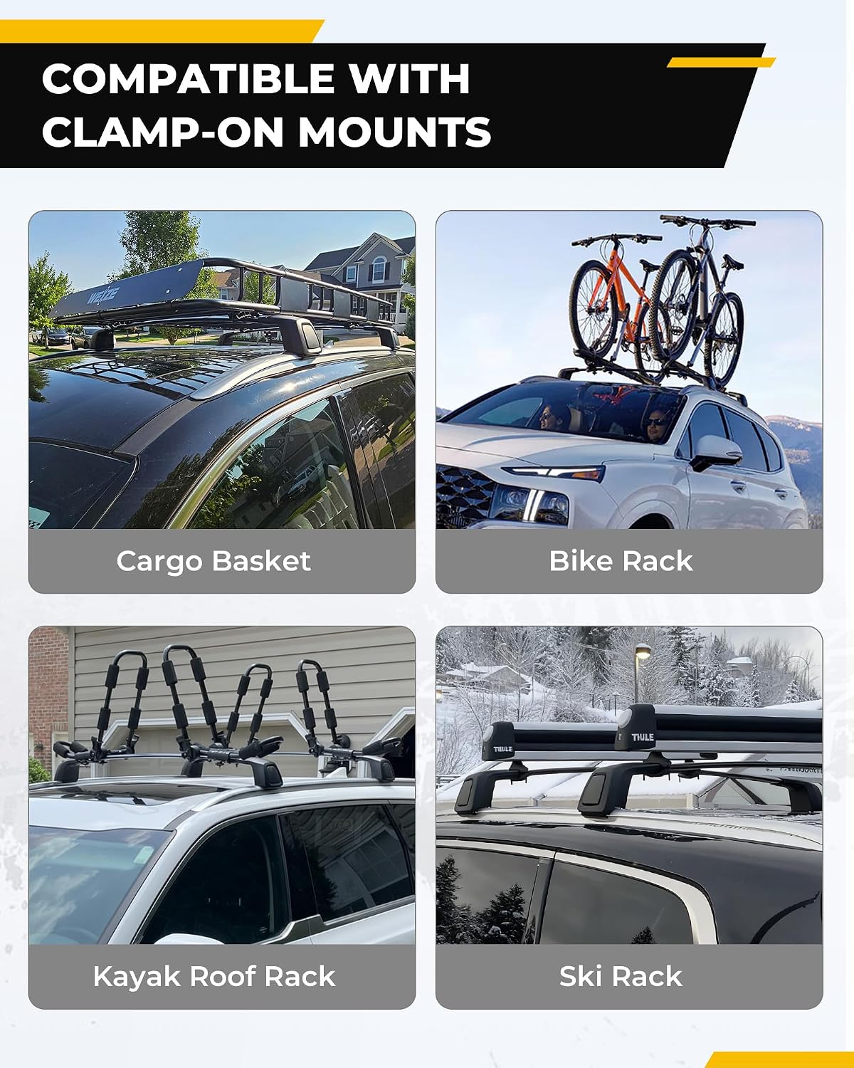 Lockable Cross Bars Roof Rack Fit for 2023-2026 Kia Sportage SX/SX Prestige Luggage Rack Crossbar Cargo Carrier Rooftop Accessories (with Side Flush Rails)