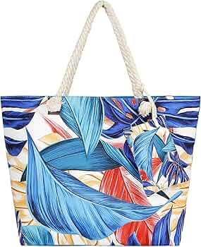 Borsa Spiaggia Grande LIUXR Impermeabile | In Materiale EVA | Tote Bag Con Tra Colla | Per Viaggio E Piscina - Foto 4