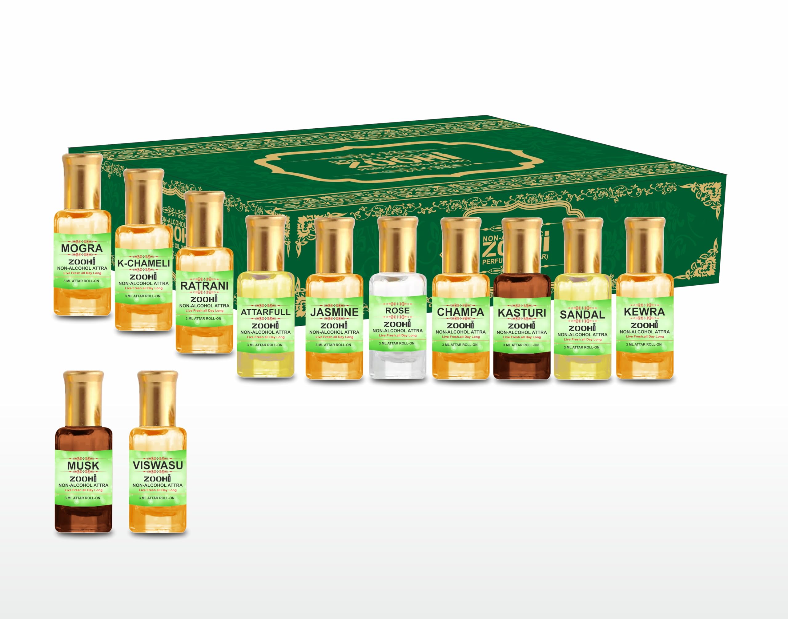 Fragrance Perfume Attar/Ittar Alcohol Free for Men Women,Special Occasions, Gifting, Yoga, Pooja, Namaz, office, Shop, Mazar etc. (Combo set 3)