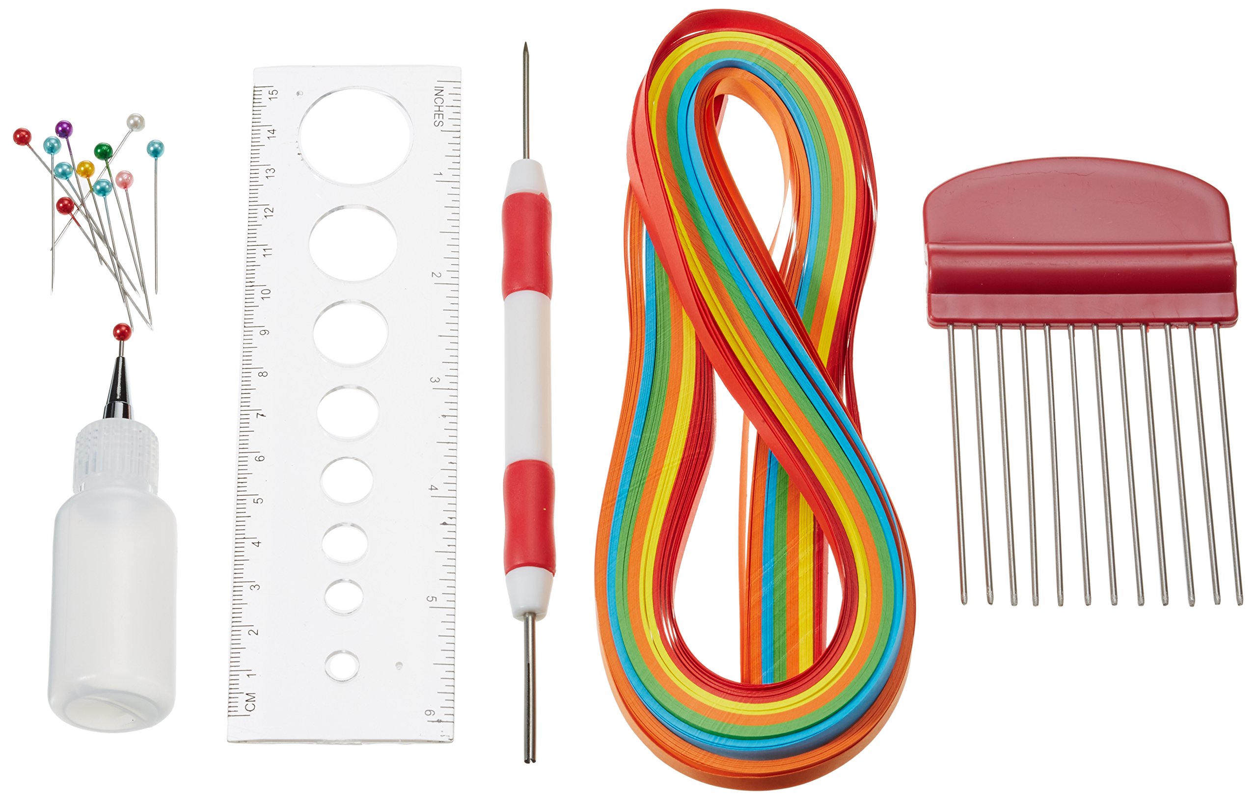 5 Outils Quilling Border Buddy | Formes à Papier Roulé | DIY Artisanat | Plastique Durable