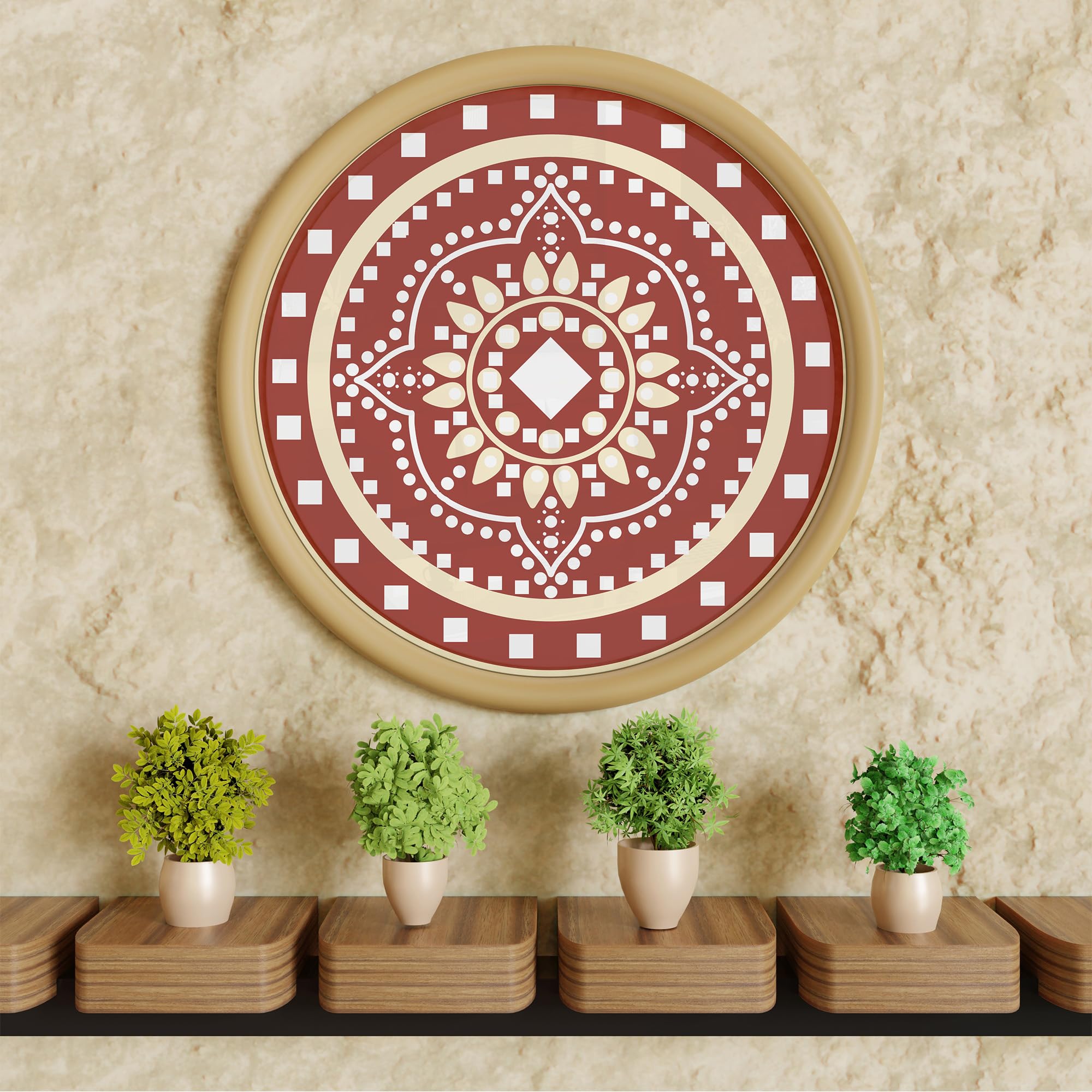 VibhutiCrafts Square Mirror Cutouts for Lippan Art & Jewelry Making - Mirrors for Craft, Silver 11mm Mirrors (Approx 250 pcs) | Mirror Pieces for Mud Work, Mandala, Fabric & DIY Crafts 3