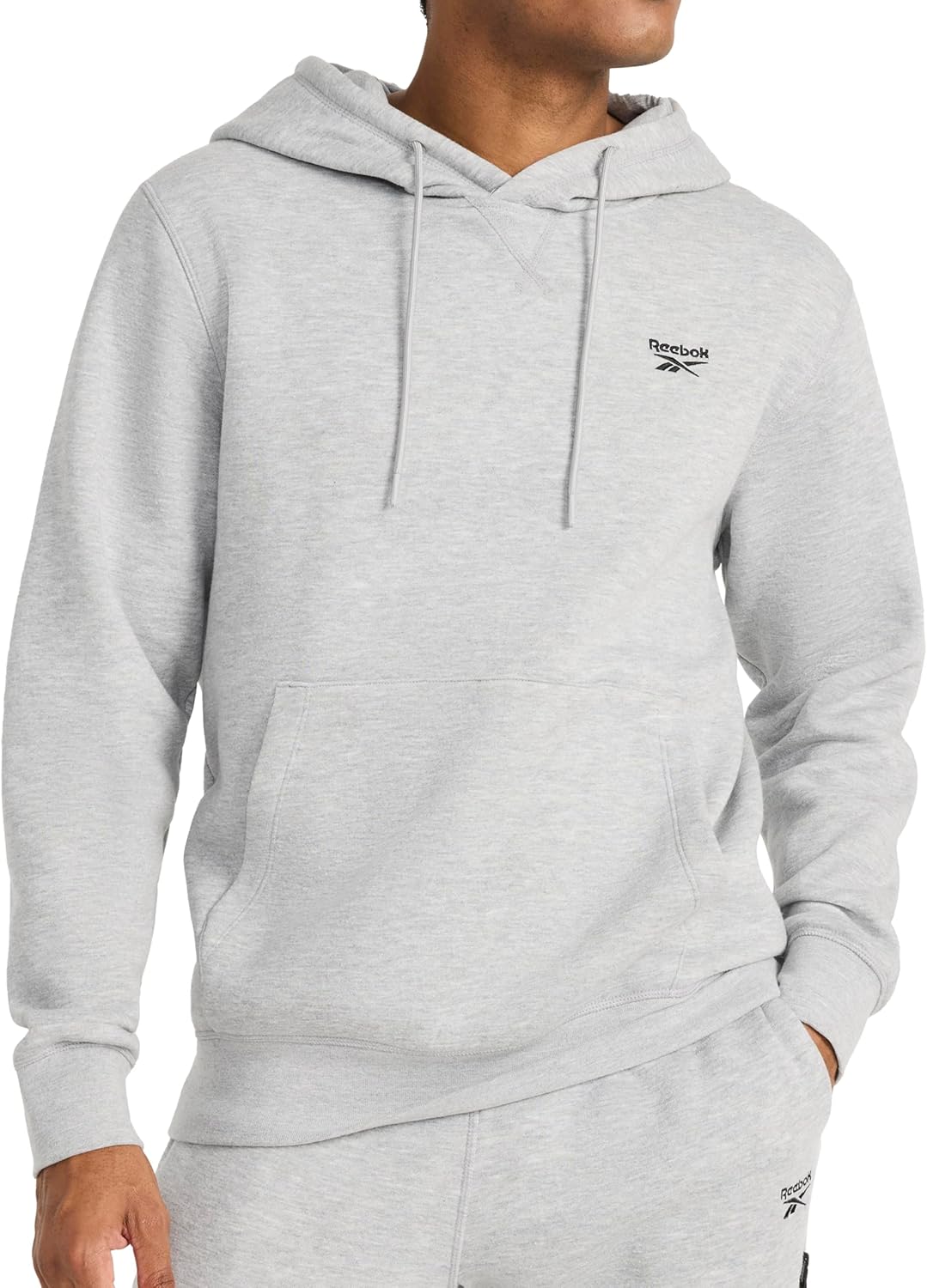 Reebok mens Sideline Set, Standard Fit, Lightweight Cotton-poly Fleece Fabric