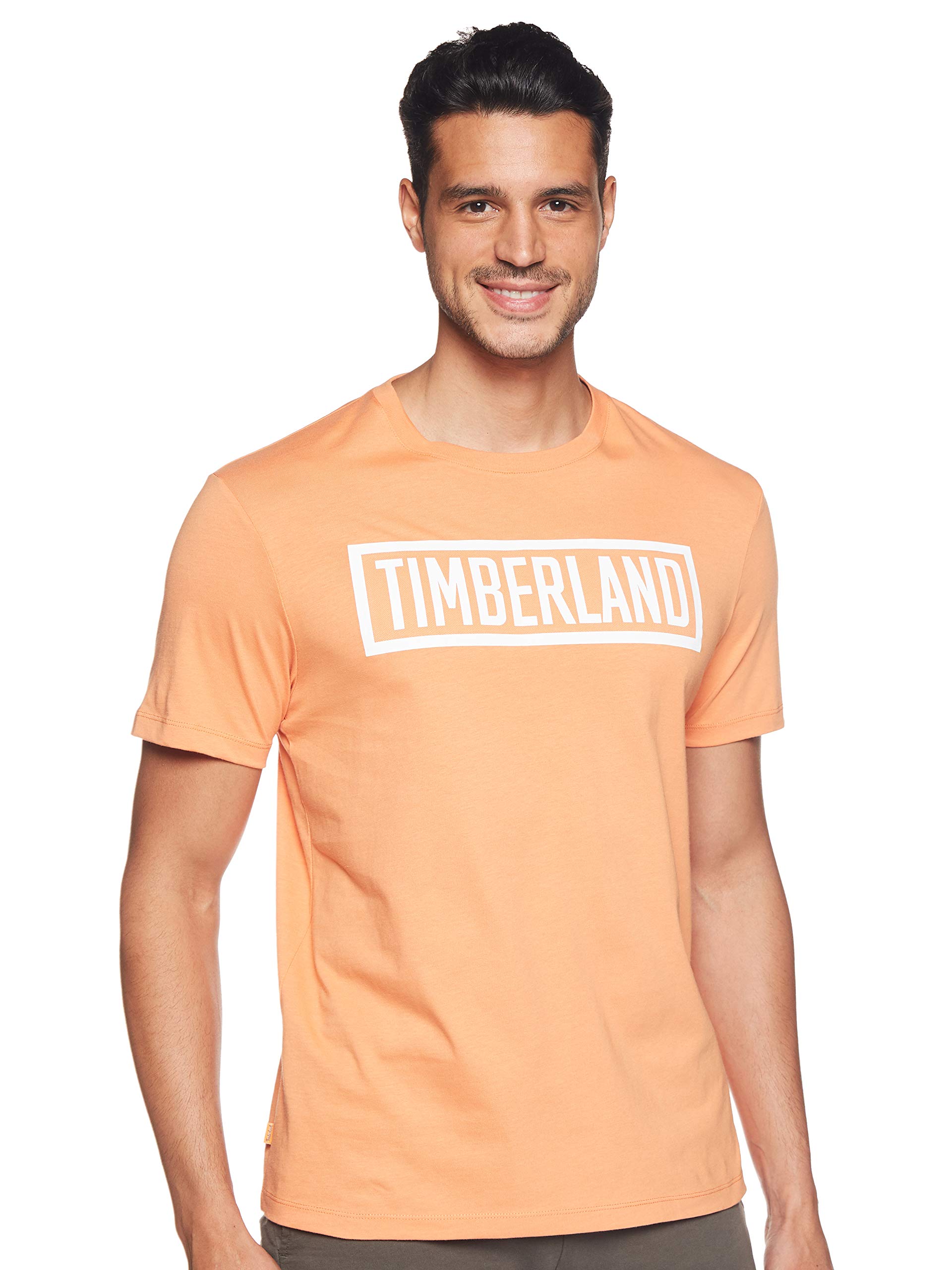 mens Mink Brook Linear Logo Tee T-Shirt