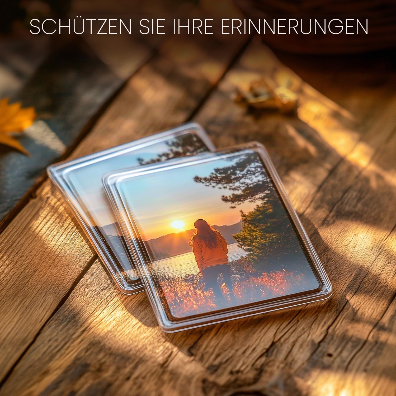 Kurtzy 50er Pack Mini Polaroid Bilderrahmen magnetisch - 50x Fotomagnete klein - Magnet Bilderrahmen Für Fotos 7 x 4,5 cm - Kühlschrankmagnete für Kleine Fotos - Fotogeschenke