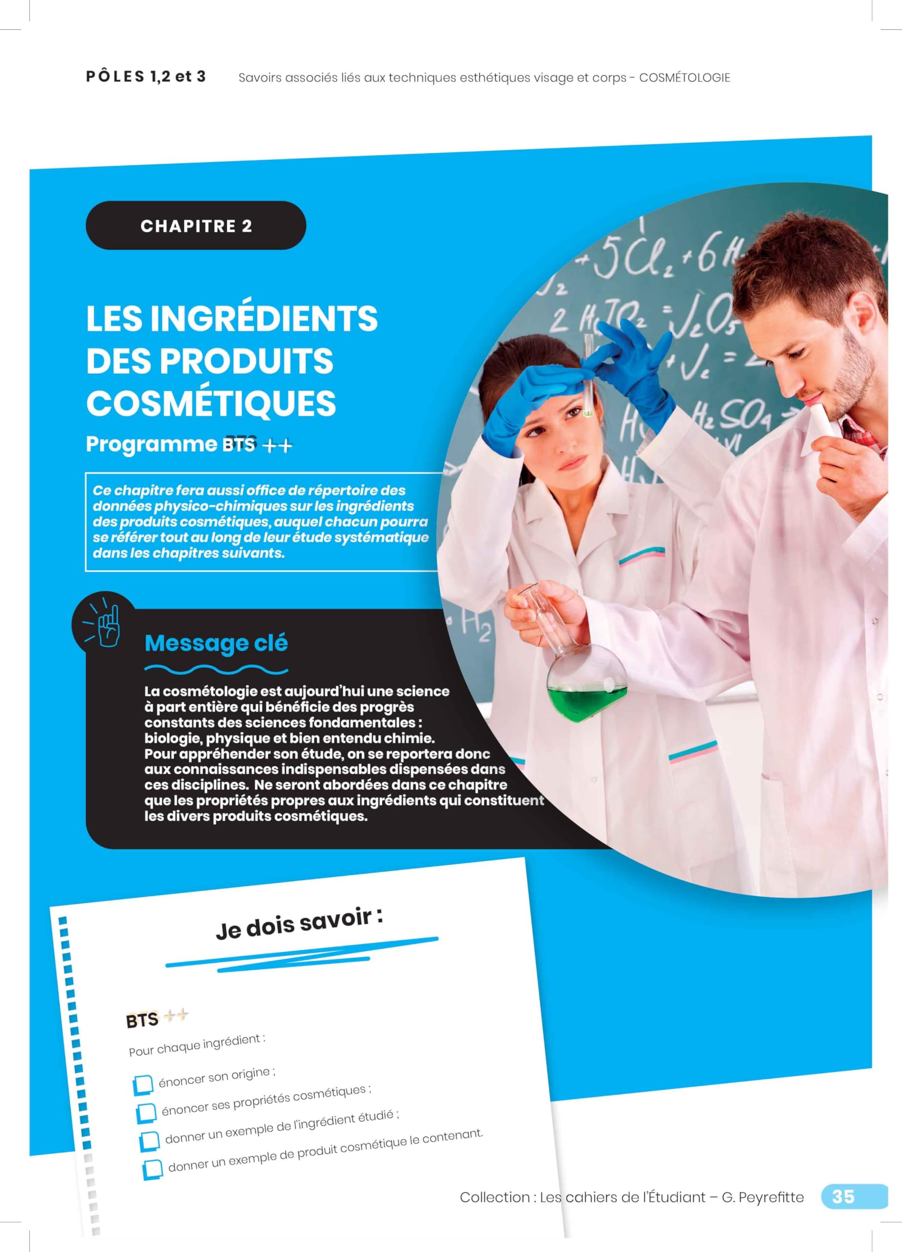 Cahier 5. Produits cosmétiques: Les cahiers de l'étudiant - CAP BP Bac Pro BTS