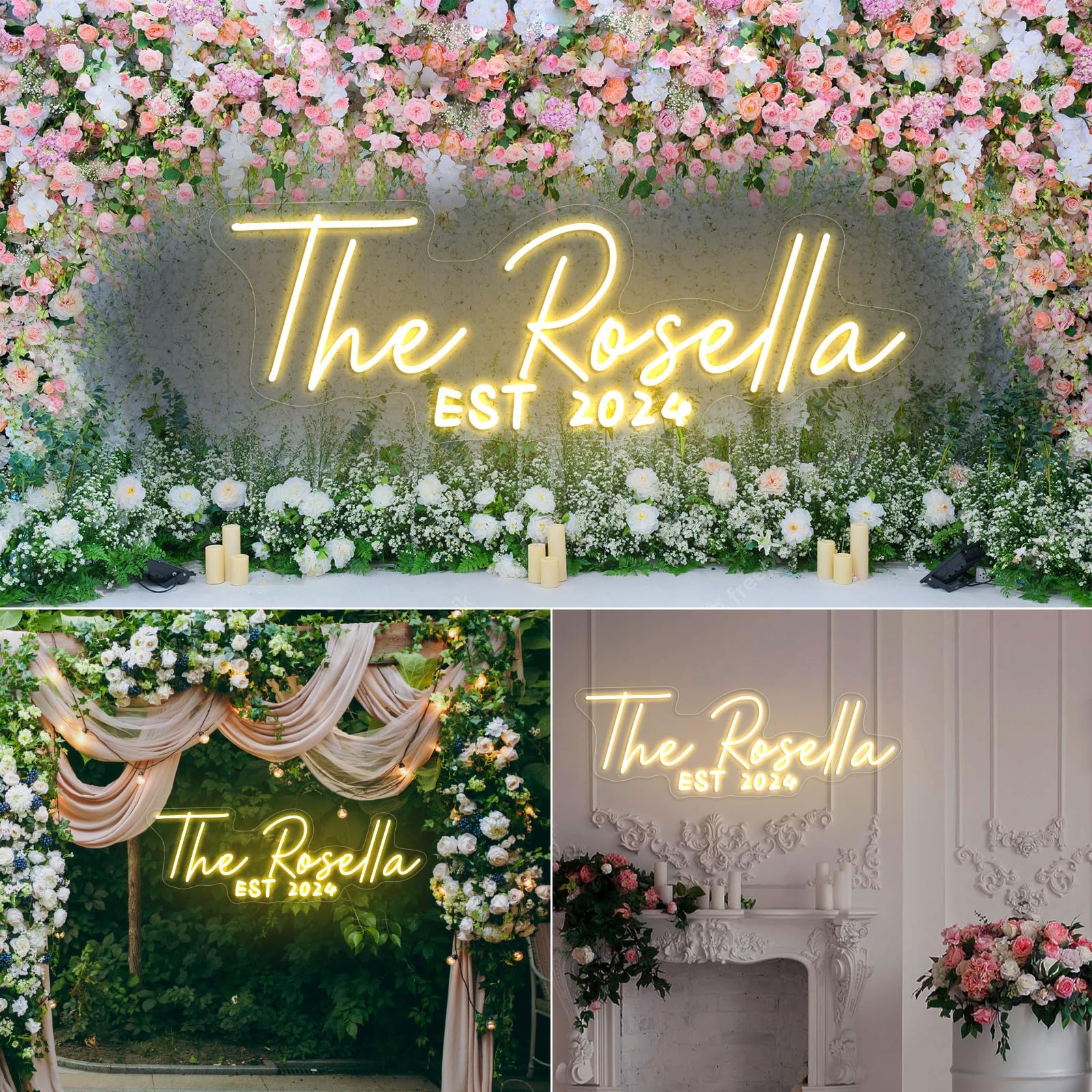 Custom Neon Signs,Personalized Neon Sign for Bedroom Wall Decor,Customizable Wedding and Birthday Party Decorations Gift