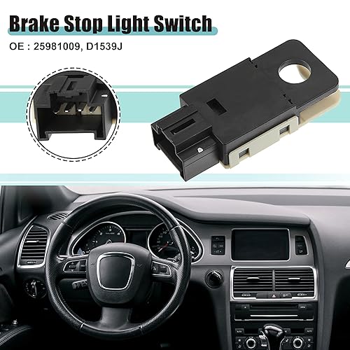 Miniatura 2 de ACROPIX Sensor de interruptor de luz de freno para Cadillac Escalade - Paquete de 1 negro