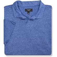 Banana Republic Mens Standard Fit Linen Blend Open Polo Shirt,