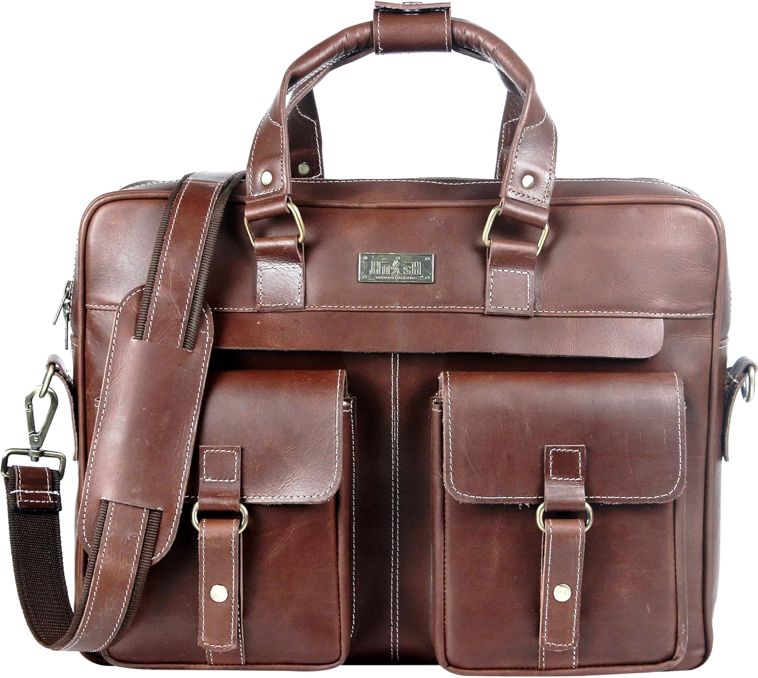 Genuine Leather briefcases for men 17 inches computer bag for mens | Laptop bag, Work bag, Business and Office Bag