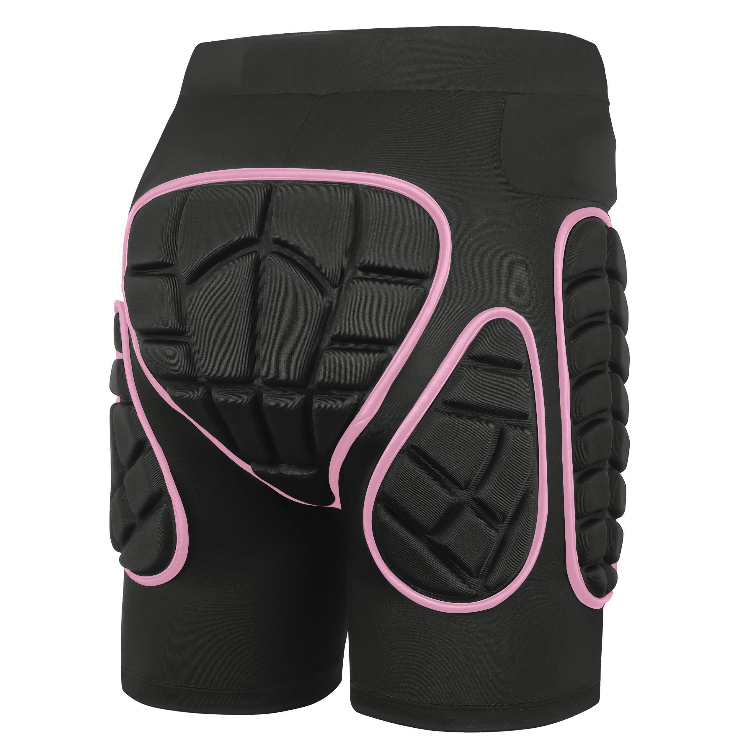 OHMOTOR Padded Shorts Snowboarding Skiing for Women Men, Skating Butt Pad Guard, Impact Crash Pants Shorts Hip Protection
