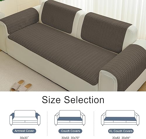 Miniatura 6 de Funda protectora de sofá para perros, fundas de sofá para mascotas, lavables, funda antideslizante para sofá para mascotas, funda impermeable para