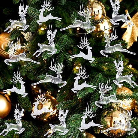 Christmas Reindeer Ornaments - Sparkle Your Holiday Cheer