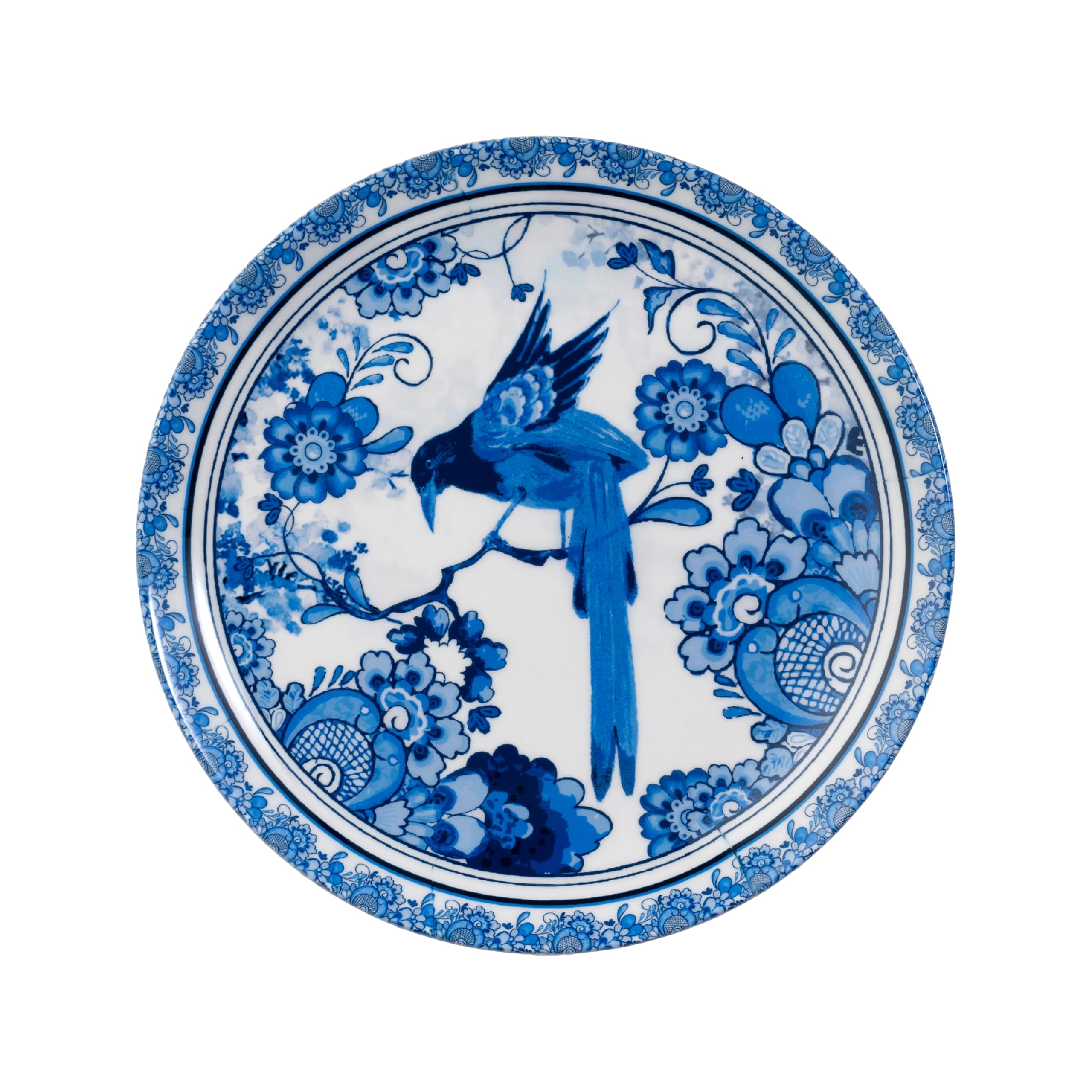 Decorative Wall Plate|Stand & Metal Hook| Blue Pottery Bird |Hanging Wall Plate| 7 inch |Gift Box Packaging |Ceramic Wall Plate for Wall Décor I Home Décor I Living Room I Office