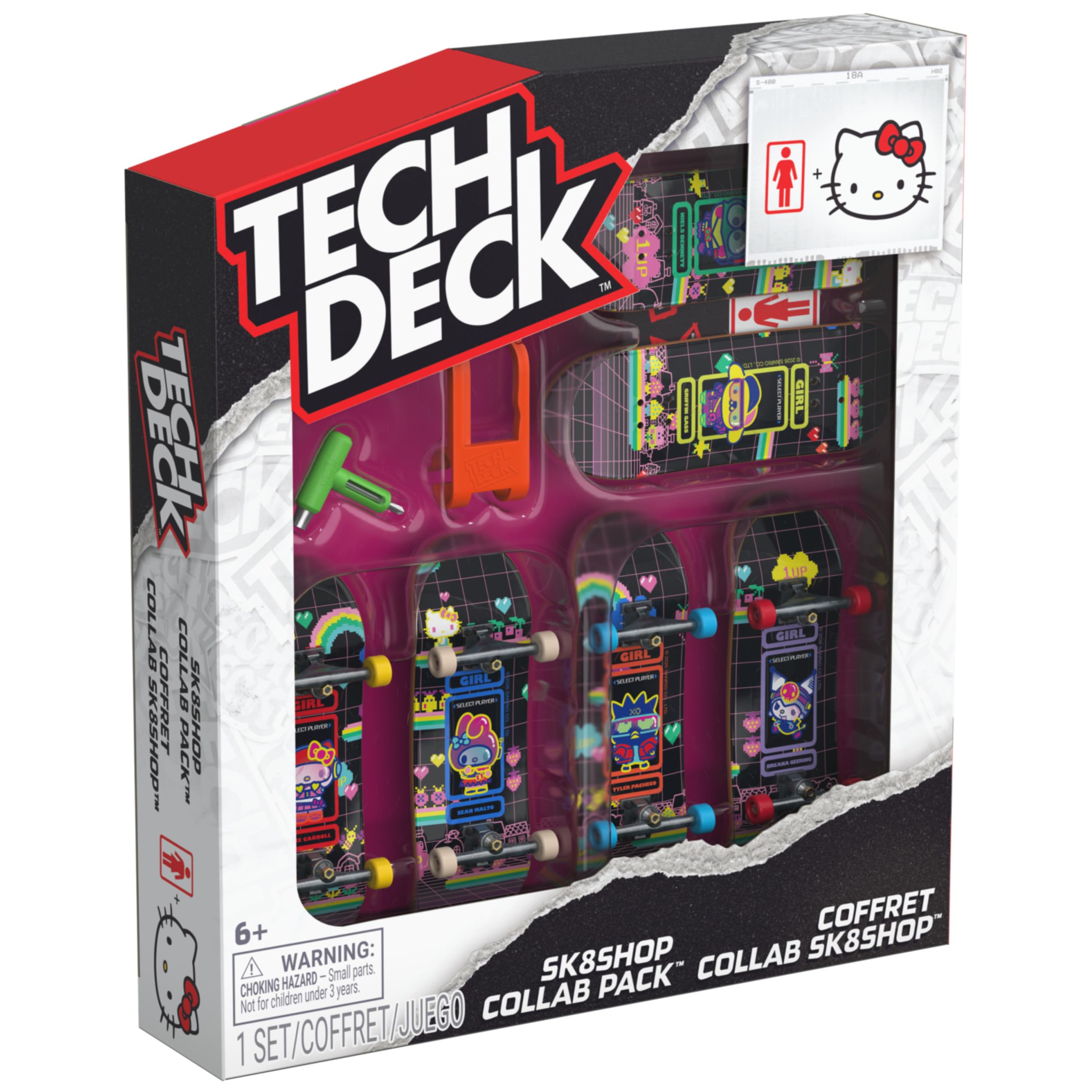Amazon.co.jp: TECH DECK ハローキティ Sk8shop ボーナスパック