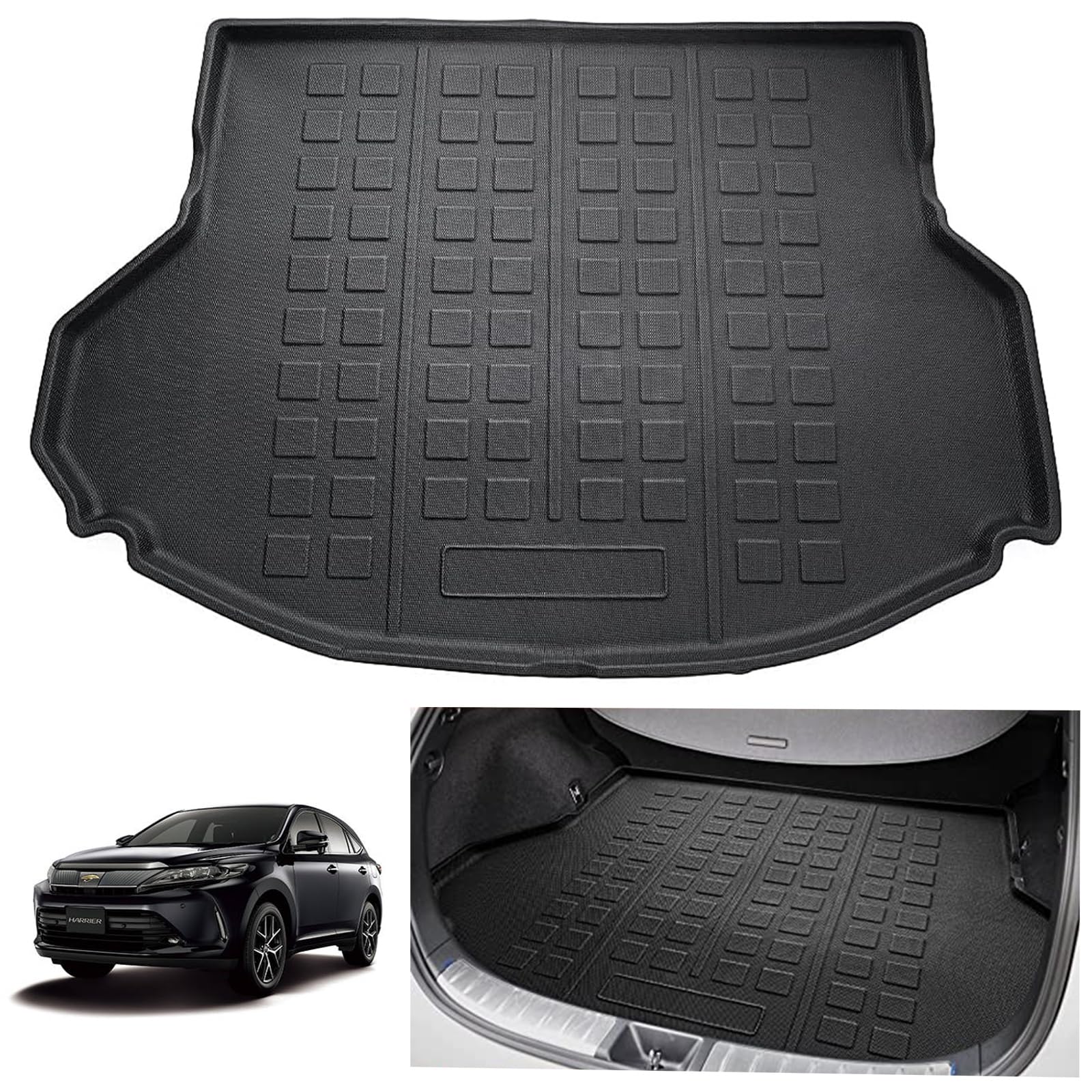Amazon.co.jp: Wellvie ハリアー 60系 ラゲッジマット トランクマット