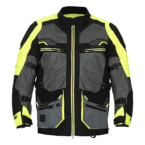Tourmaster Mens Ridgecrest Mesh Adventure Motorcycle Jacket