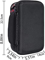 Vista 21 de khanka Hard Case with m221/M220/M110/m110s Label Maker - Portable Bluetooth Label Maker Carrying Storage Bag for Printer Labels, USB Cable and White