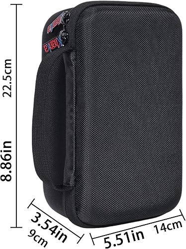 Vista 21 de khanka Hard Case with m221/M220/M110/m110s Label Maker - Portable Bluetooth Label Maker Carrying Storage Bag for Printer Labels, USB Cable and White