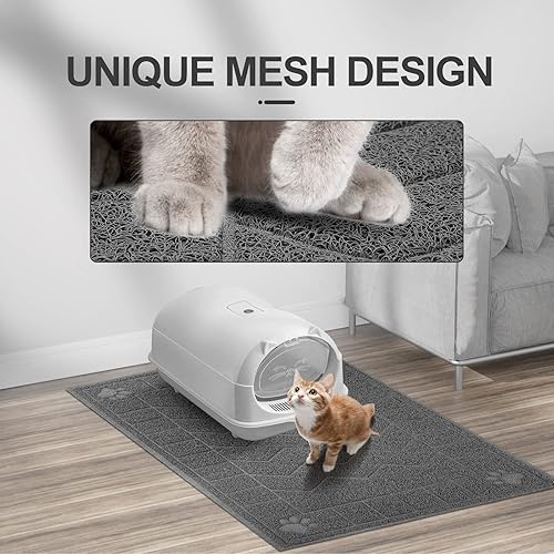 Miniatura 4 de Motsamla Alfombrilla de Arena para Gatos, Alfombrilla Atrapa Arena Suave para las Patitas del Gatito, Alfombrilla para Caja de Arena de Gatitos de