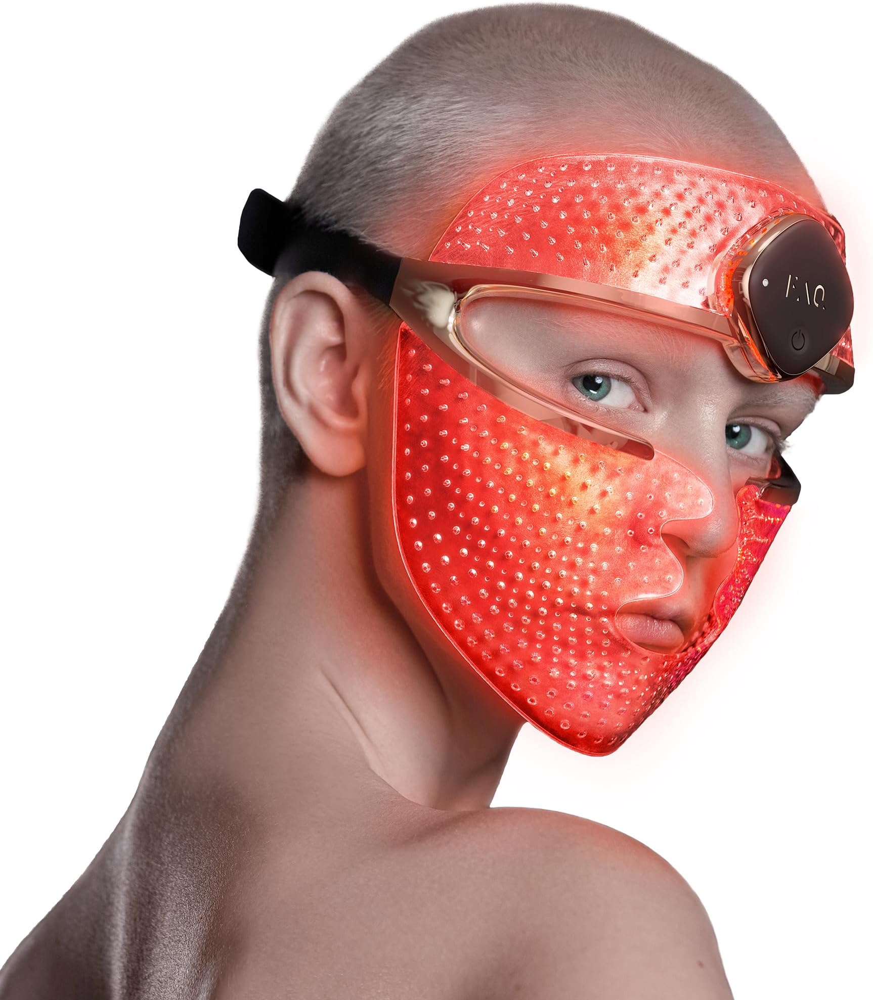 FAQ 202 - Advanced 7 LED lights Face Mask - Wireless Face Masks Beauty - 600 Glow Points - Wearable Skin Care