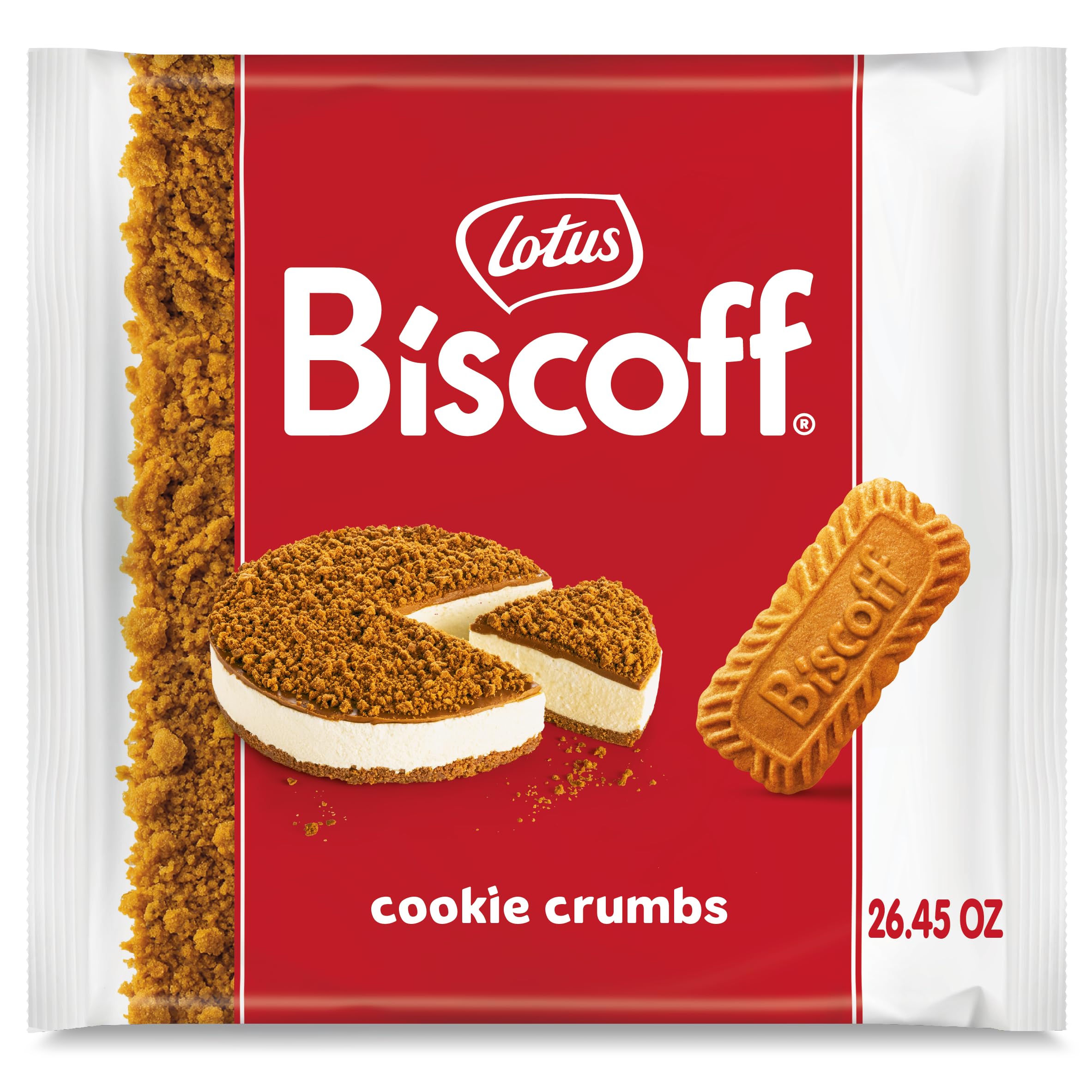 Lotus Biscoff Crumble - Crumbled Caramelized Biscuit Cookies - 1.65 lbs bag