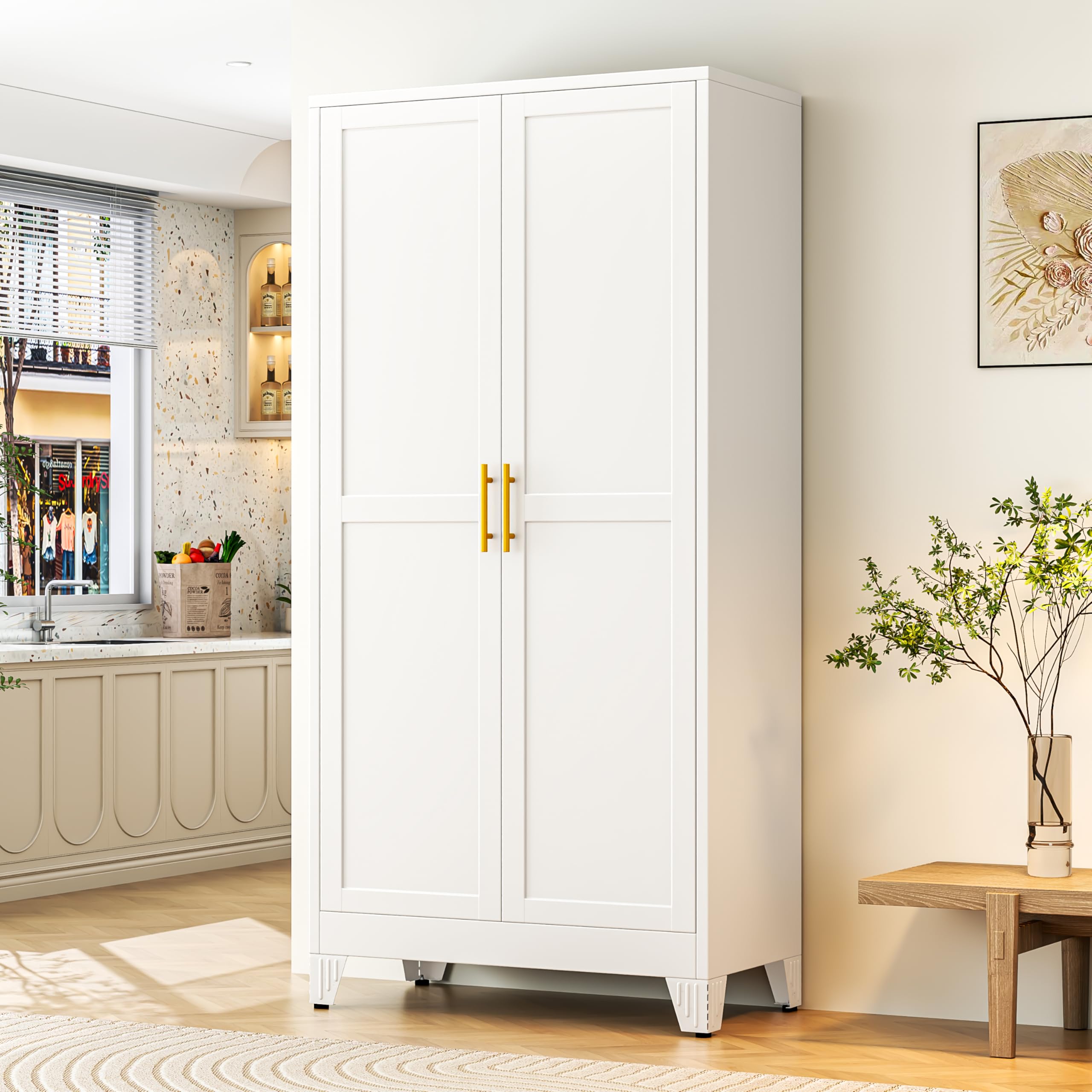 GAIOUS 75" Tall Metal Cabinet