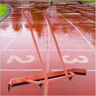 Sports Tennis Court Squeegee, EVA Push Water Rubber Strip Rain Shuttle Broom, Tennis Court Floor Surface Water Removal Tool with Replacement Strip (Color : Green, Size : 135CM x105CM)