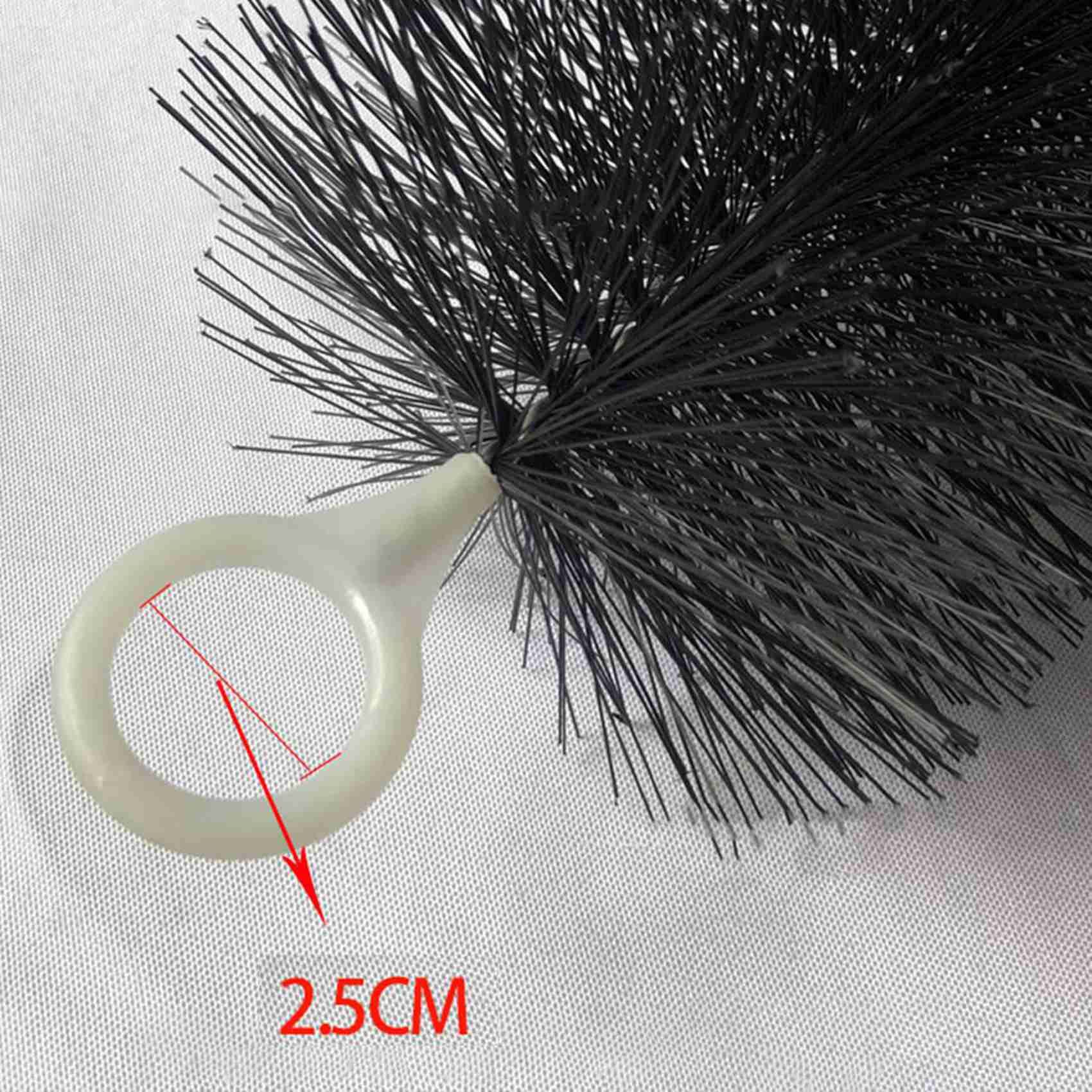 30 Stück Edelstahl Kernbürste Aquarium Filter Fisch Tank Reinigung Bürste Teich Biochemischer Filter Bürstenfilter
